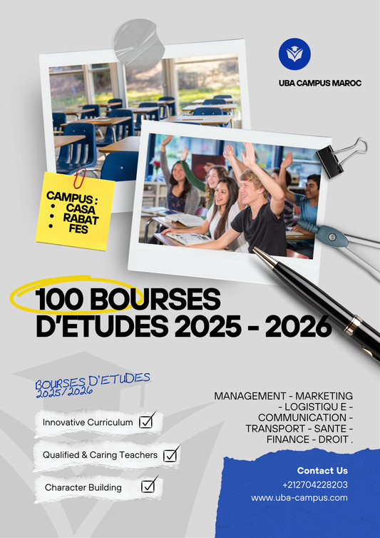 100 BOURSES D'ETUDES 2025 - 2026